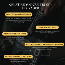 Creatine+ stick pack detail