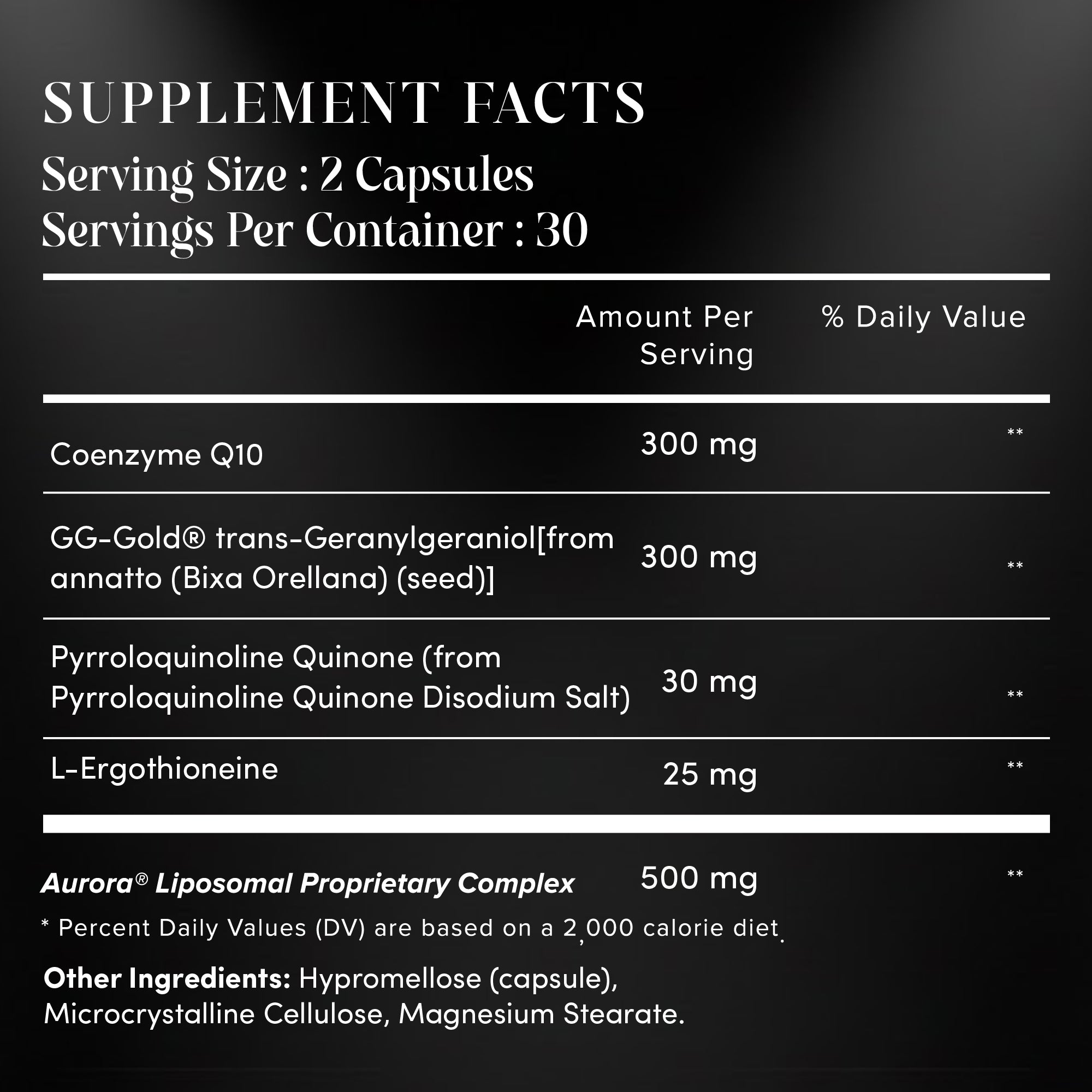 KREO® Liposomal CoQ10/PQQ+ Capsules