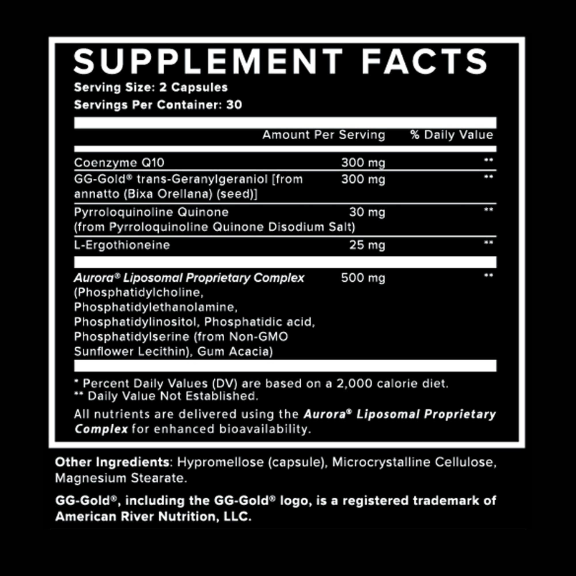 KREO® Liposomal CoQ10/PQQ+ Capsules