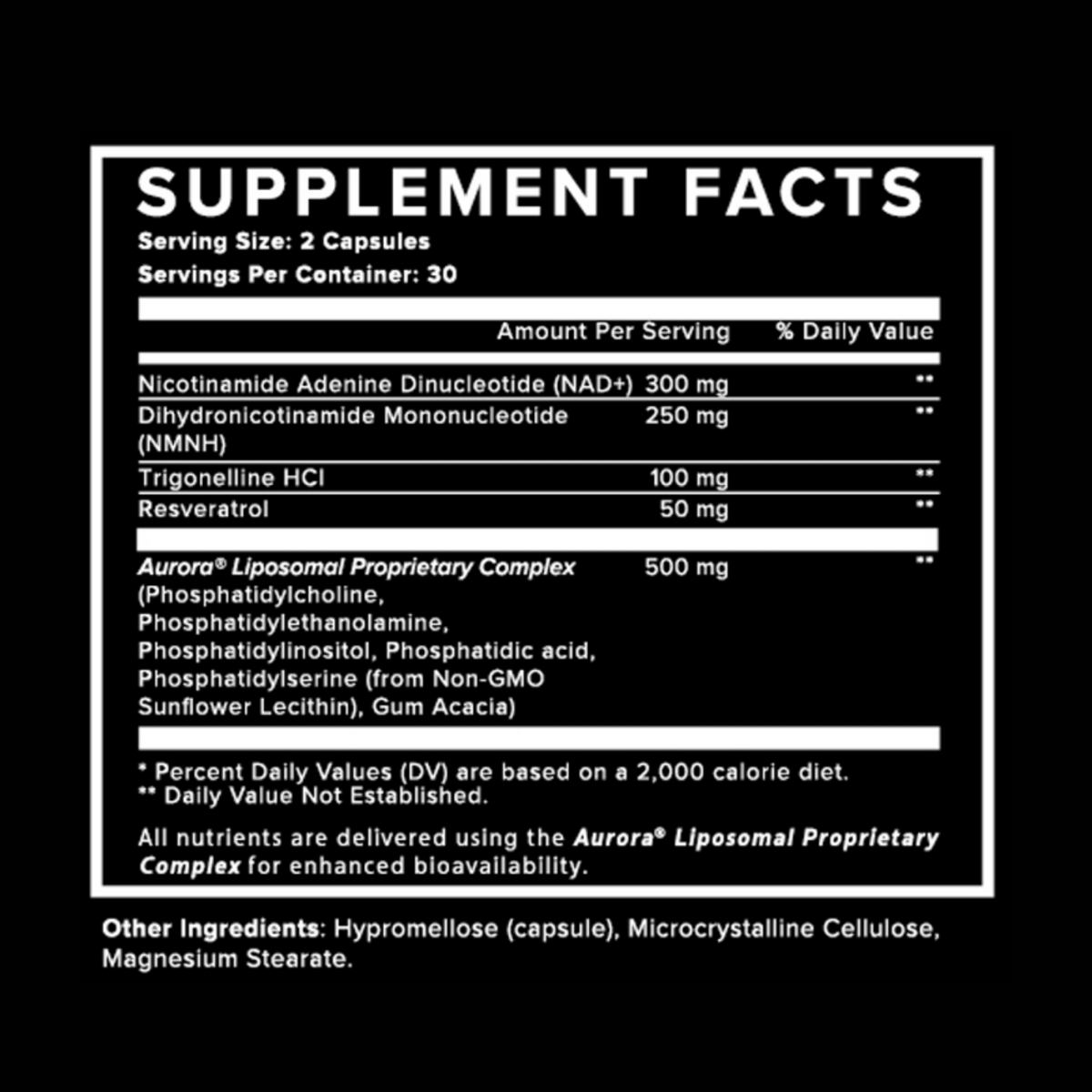 KREO® Liposomal NAD+/Resveratrol Capsules