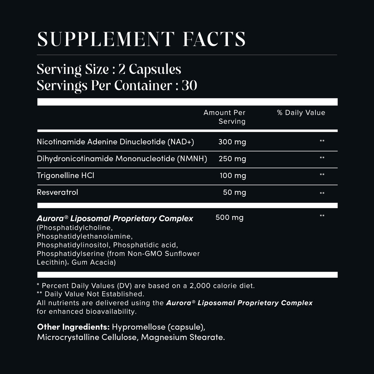 KREO® Liposomal NAD+/Resveratrol Capsules
