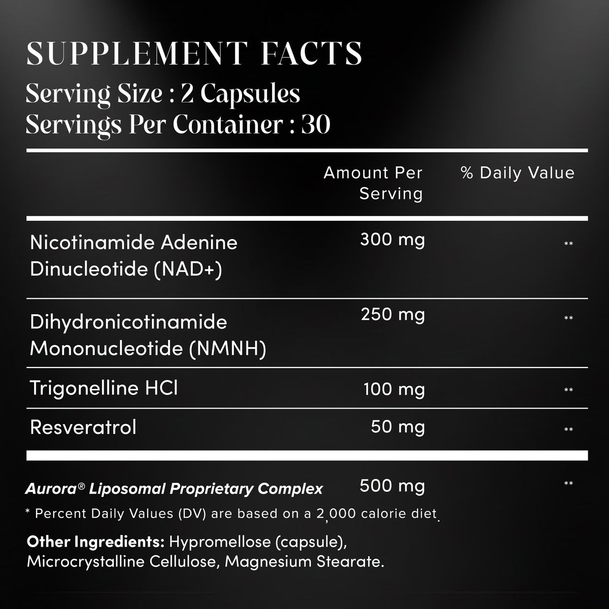 KREO® Liposomal NAD+/Resveratrol Capsules