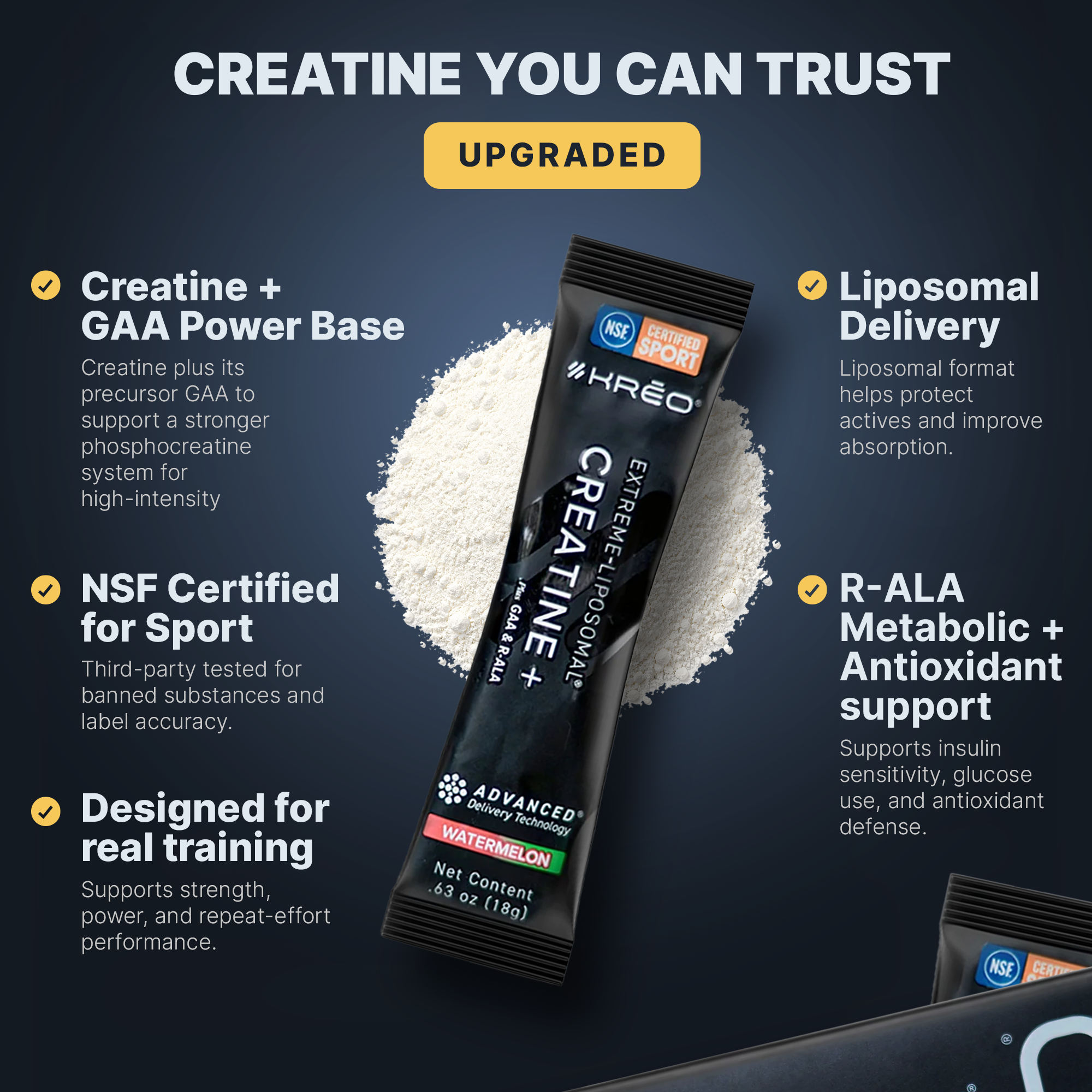 Creatine+ GAA & R-ALA 30pk