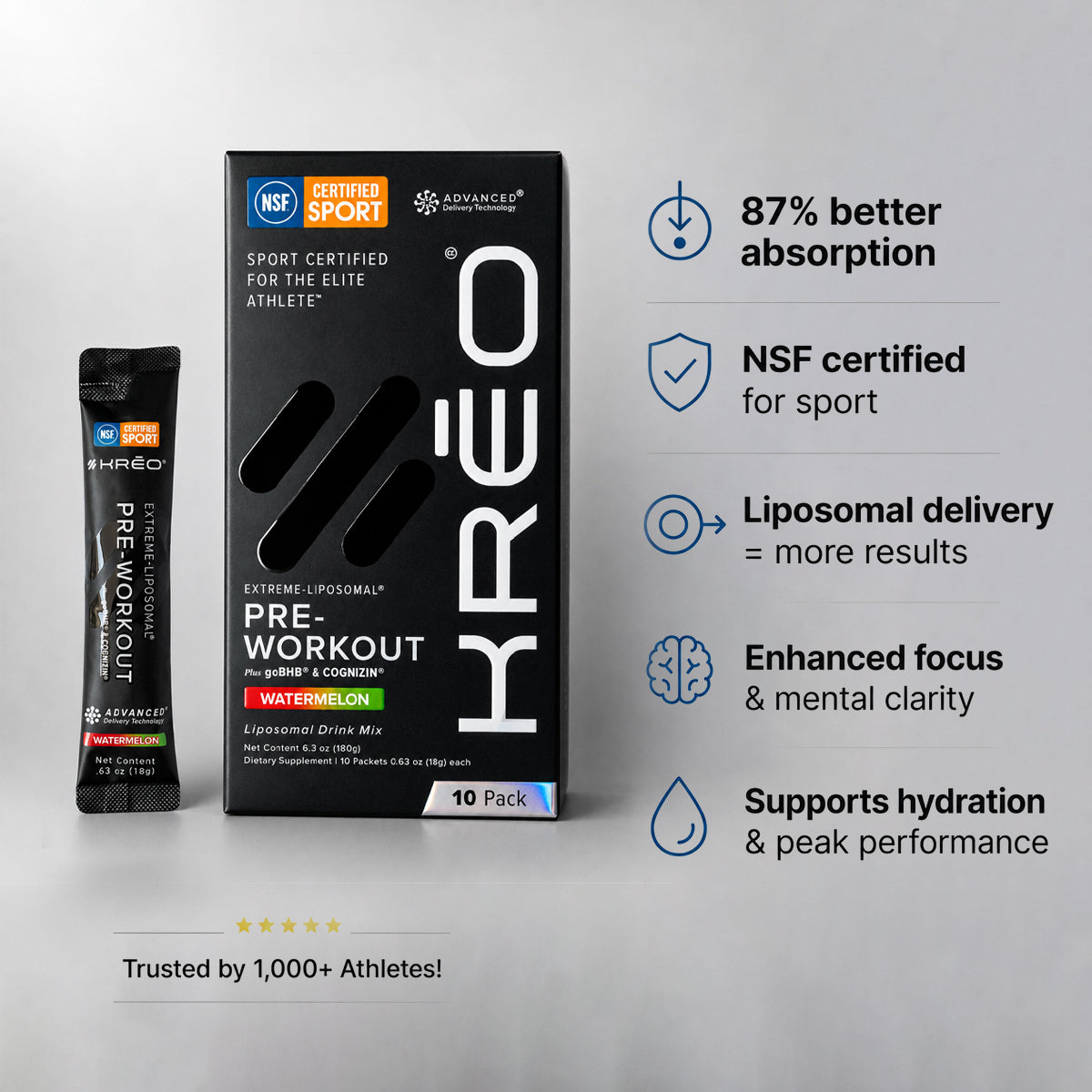 KREO® Pre-Workout 10pk