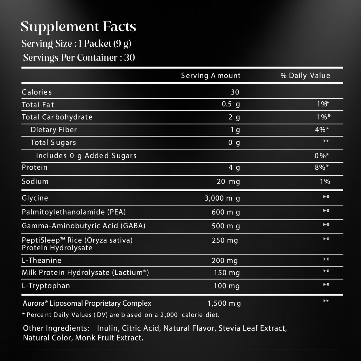 Supplement Facts